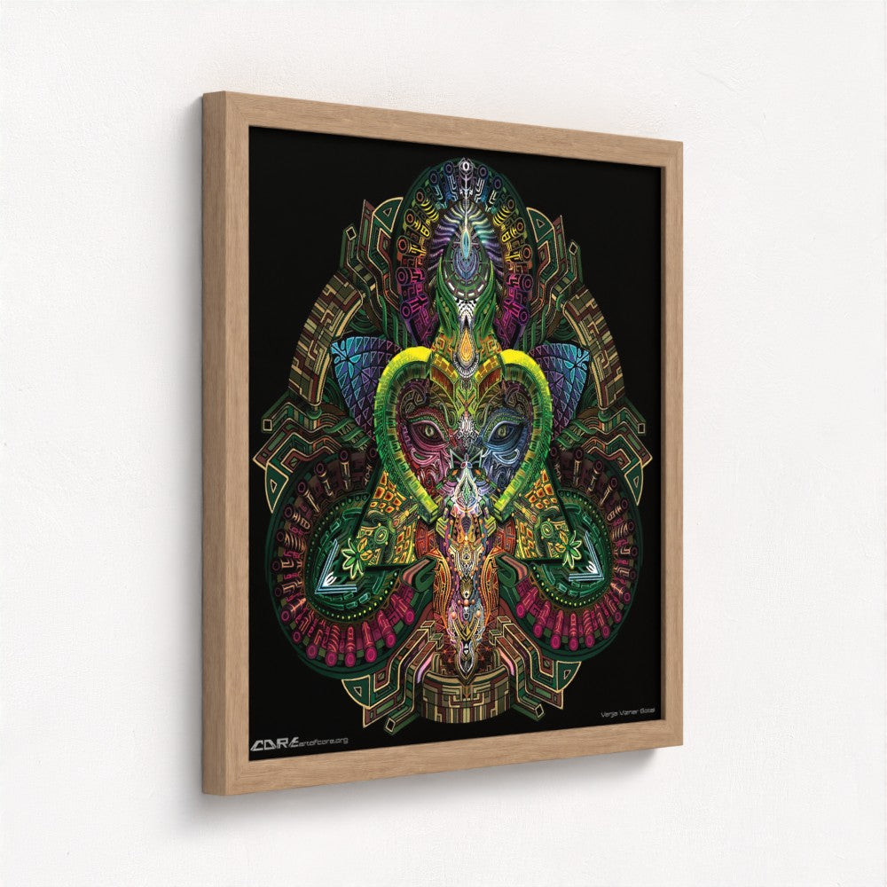 16x16 in | 41x41 cm Natural