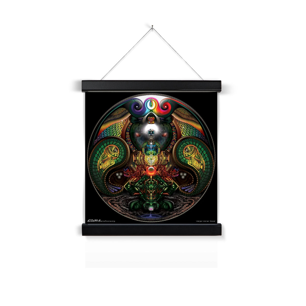 12x12 in | 30x30 cm Black