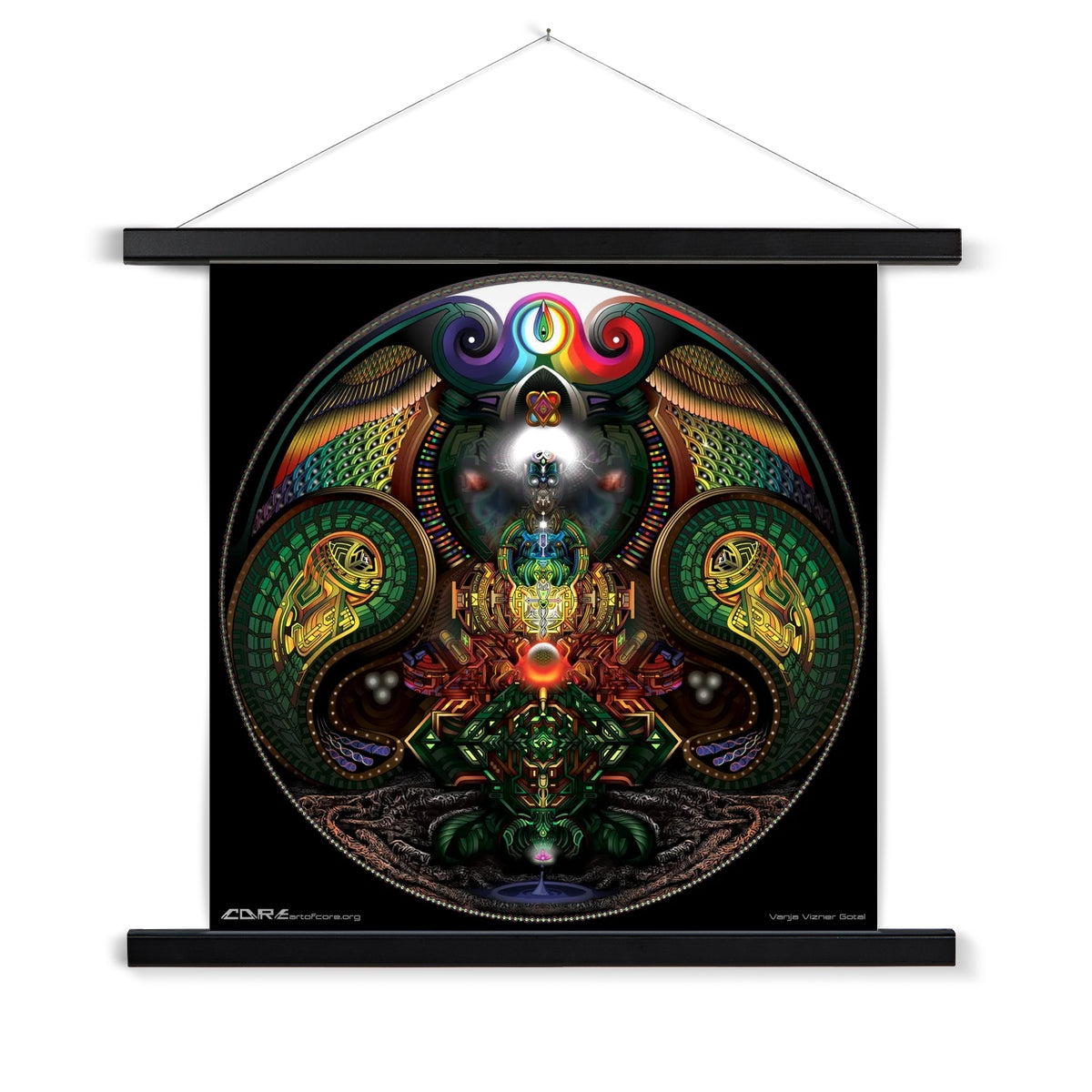 20x20 in | 51x51 cm Black