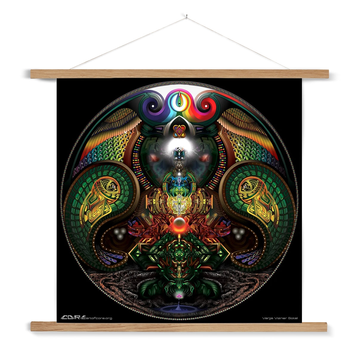 28x28 in | 71x71 cm Natural