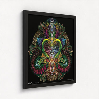 16x16 in | 41x41 cm Black