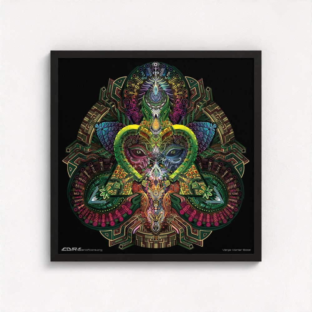 20x20 in | 51x51 cm Black