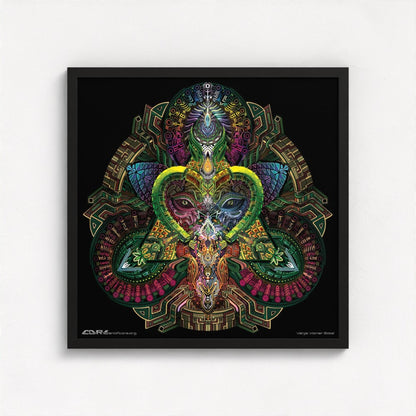 20x20 in | 51x51 cm Black