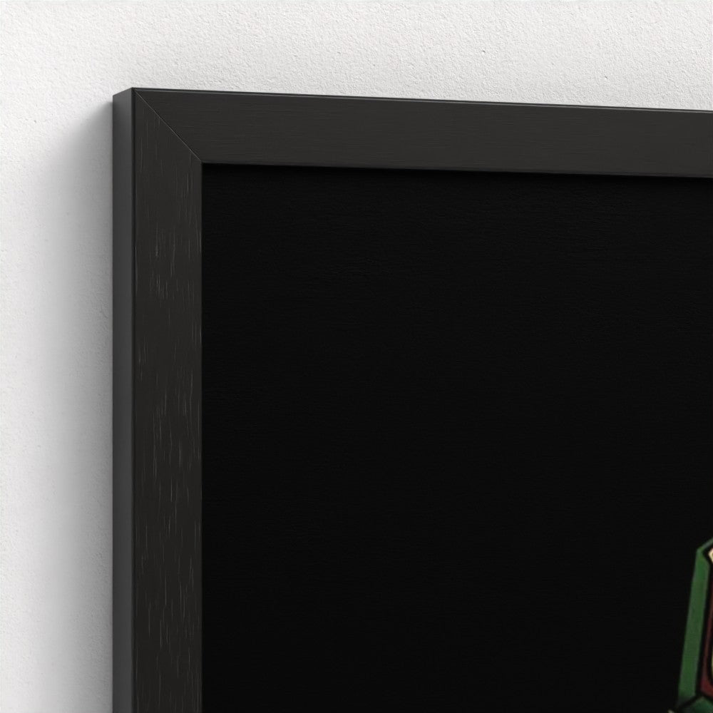 28x28 in | 71x71 cm Black