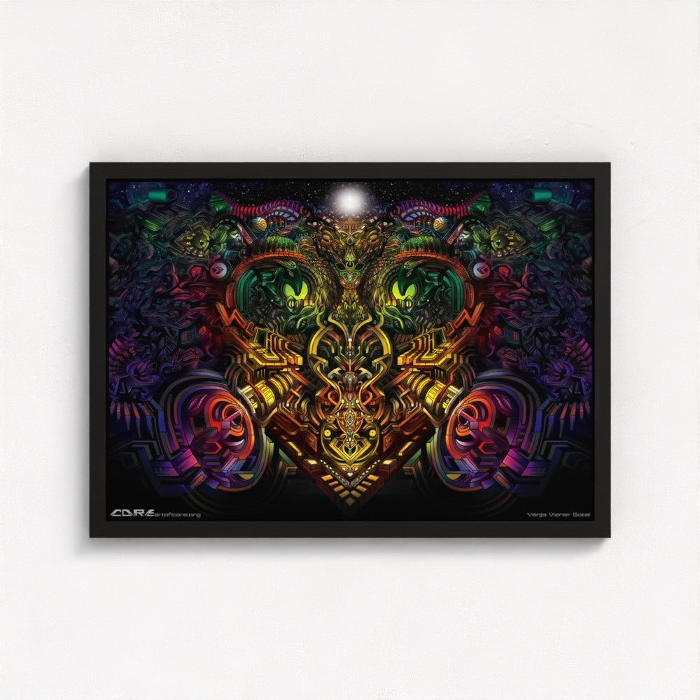 A2 17x23 in | 42x59 cm Black
